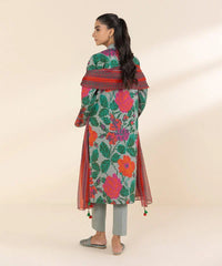 3 Piece - Printed Lawn Suit