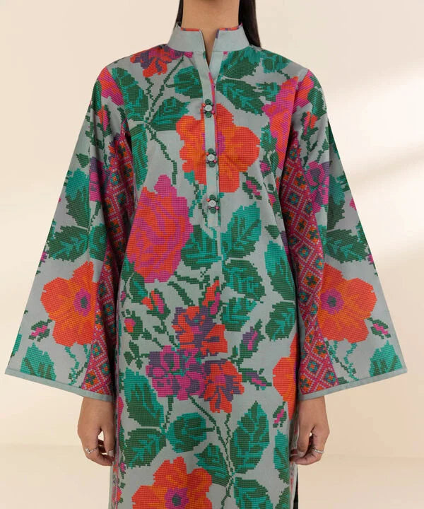 3 Piece - Printed Lawn Suit