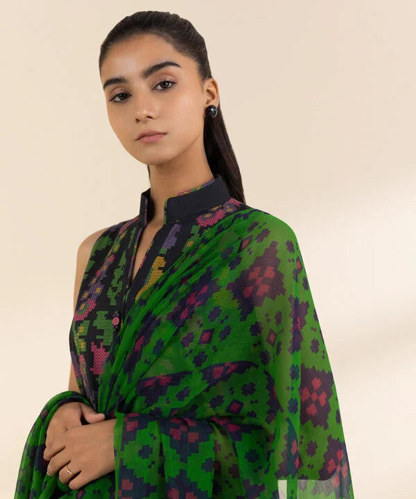 3 Piece - Printed Lawn Suit