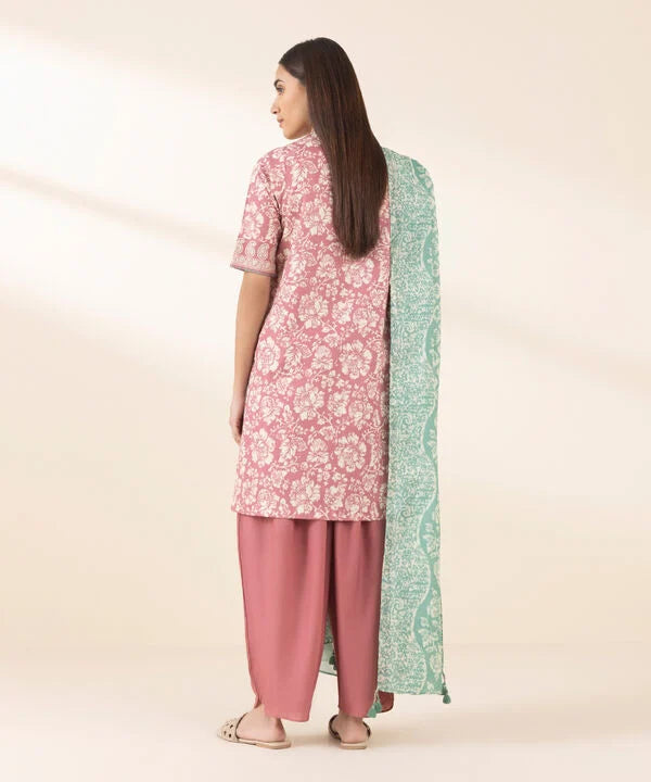 3 Piece - Printed Lawn Suit