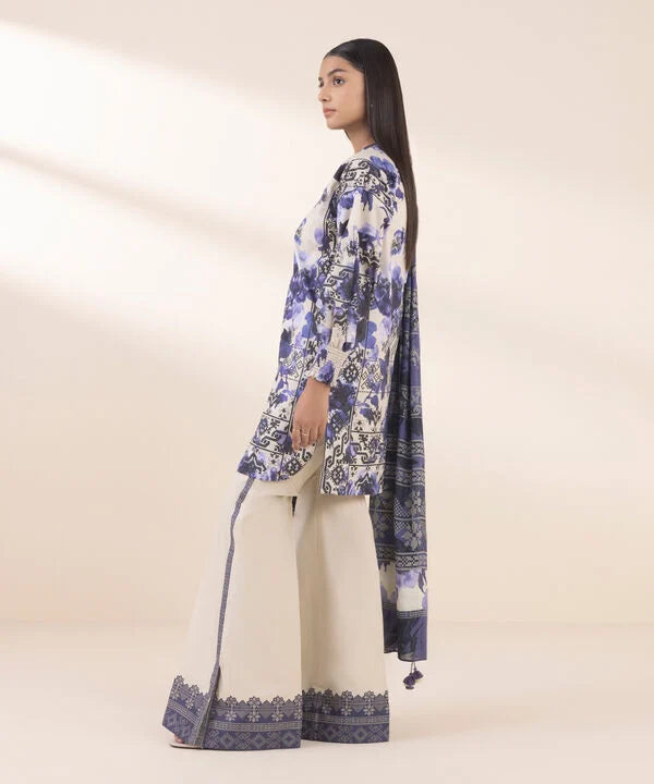 3 Piece - Printed Lawn Suit