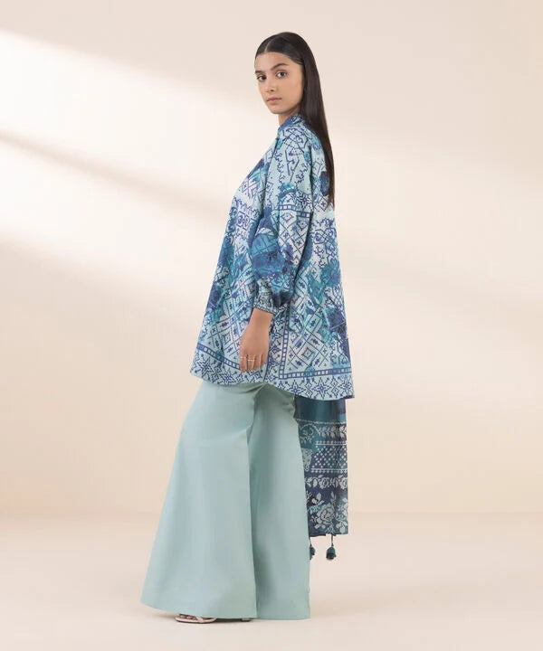 3 Piece - Printed Lawn Suit