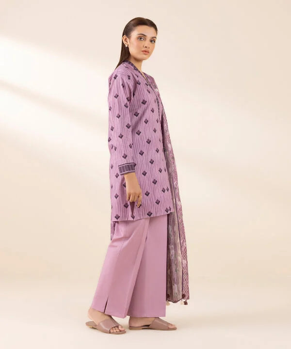 3 Piece - Printed Lawn Suit