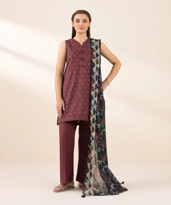 3 Piece - Printed Lawn Suit