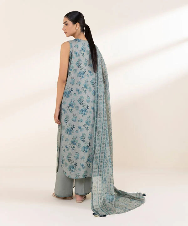 3 Piece - Printed Lawn Suit