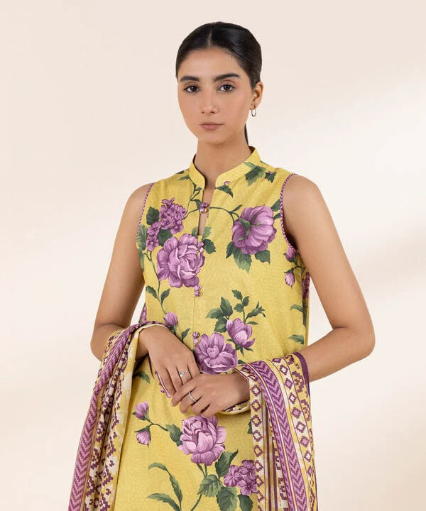 3 Piece - Printed Lawn Suit