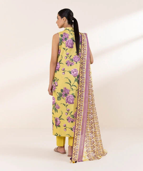 3 Piece - Printed Lawn Suit