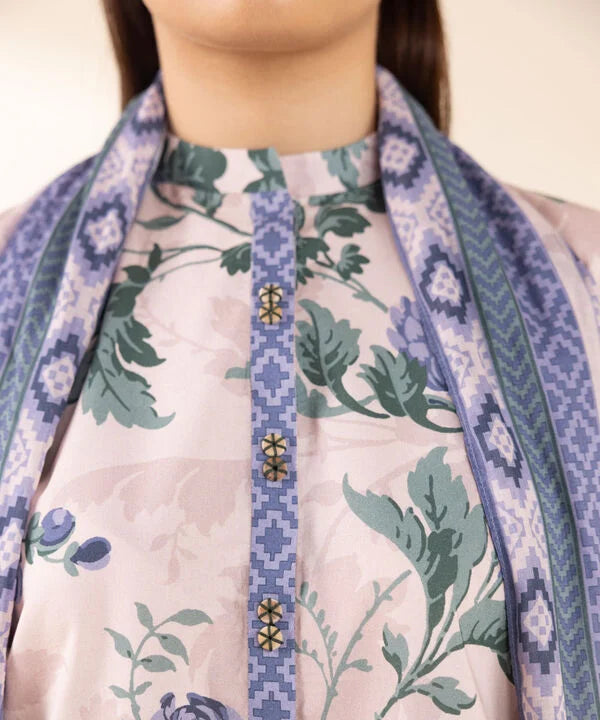 3 Piece - Printed Lawn Suit