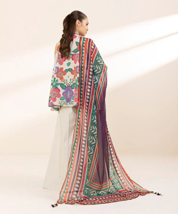 3 Piece - Printed Lawn Suit