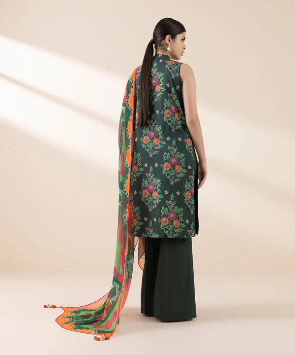 3 Piece - Printed Lawn Suit