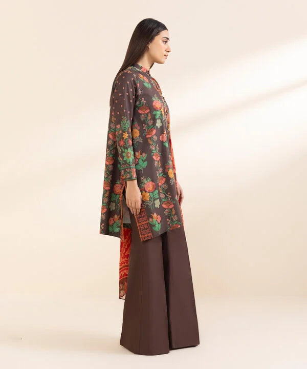 3 Piece - Printed Lawn Suit