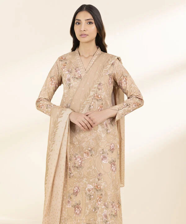 3 Piece - Printed Lawn Suit