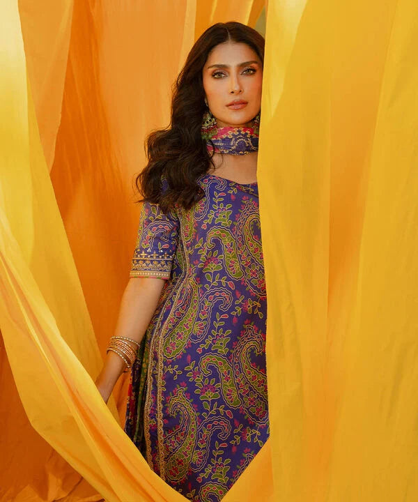 3 Piece - Printed Lawn Suit