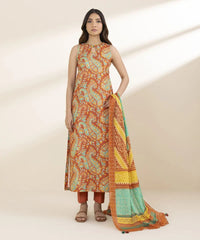 3 Piece - Printed Lawn Suit