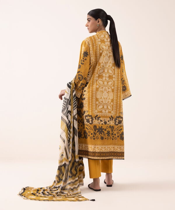 3 Piece - Printed Lawn Suit