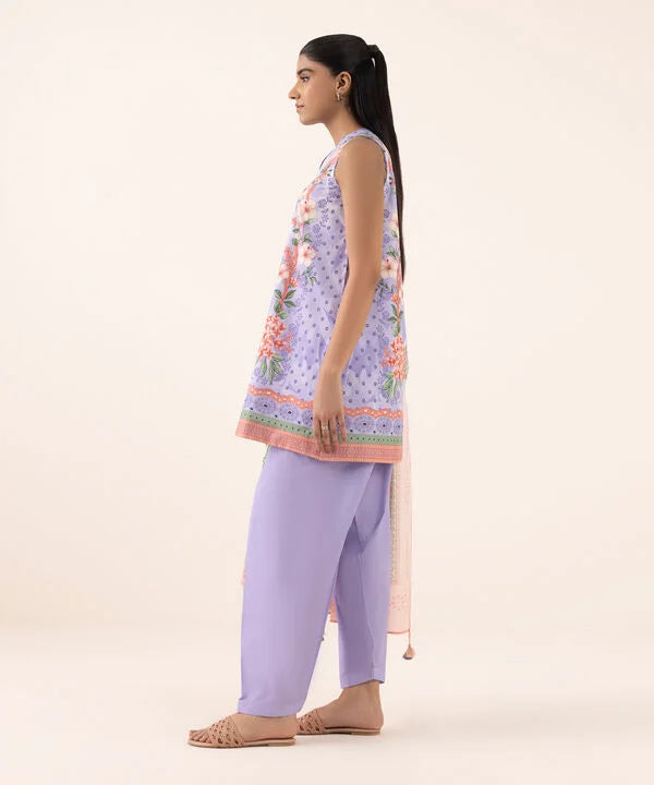 3 Piece - Printed Lawn Suit