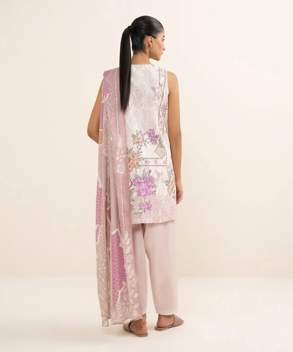3 Piece - Printed Lawn Suit