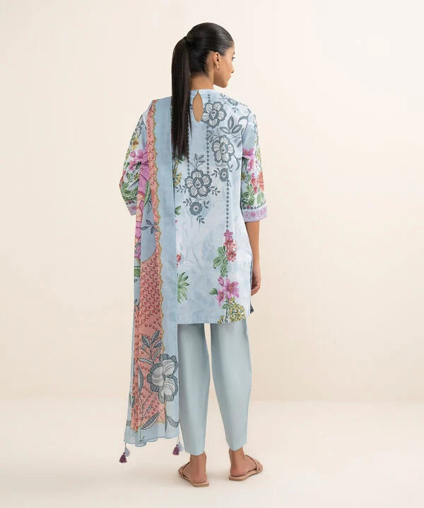 3 Piece - Printed Lawn Suit