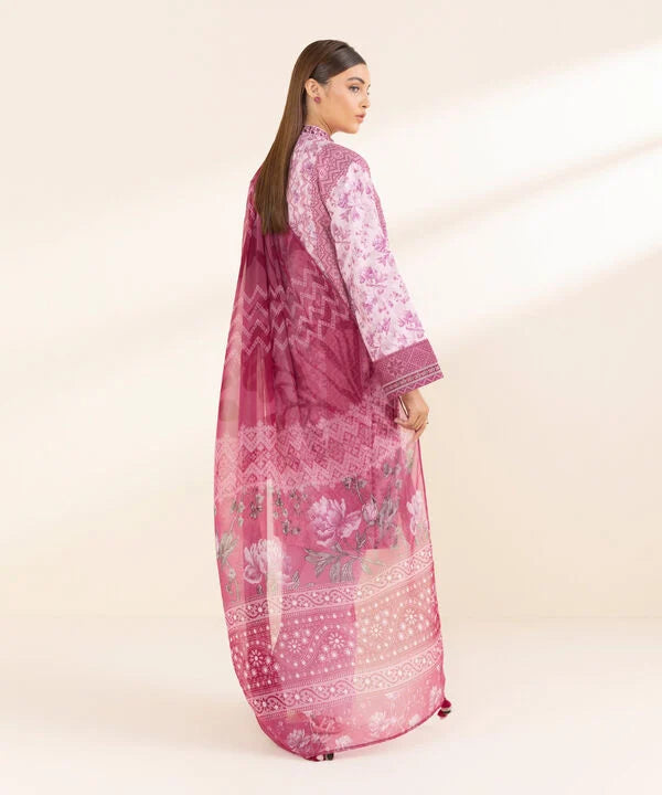 3 Piece - Embroidered Lawn Suit