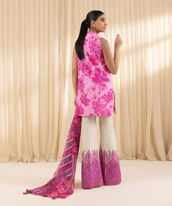 3 Piece - Embroidered Lawn Suit