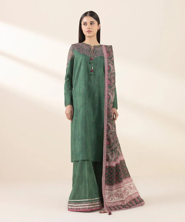 3 Piece - Embroidered Lawn Suit