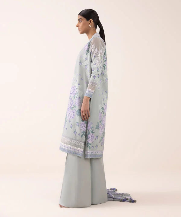 3 Piece - Embroidered Lawn Suit