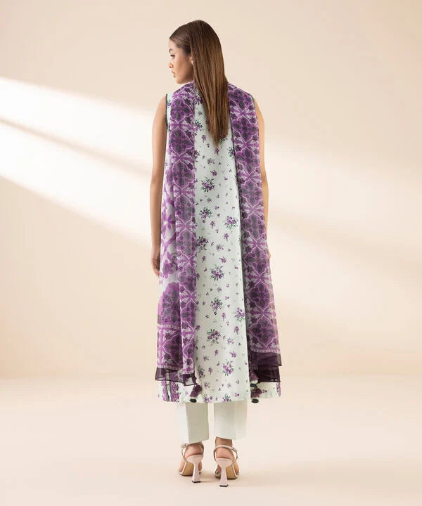 3 Piece - Embroidered Lawn Suit