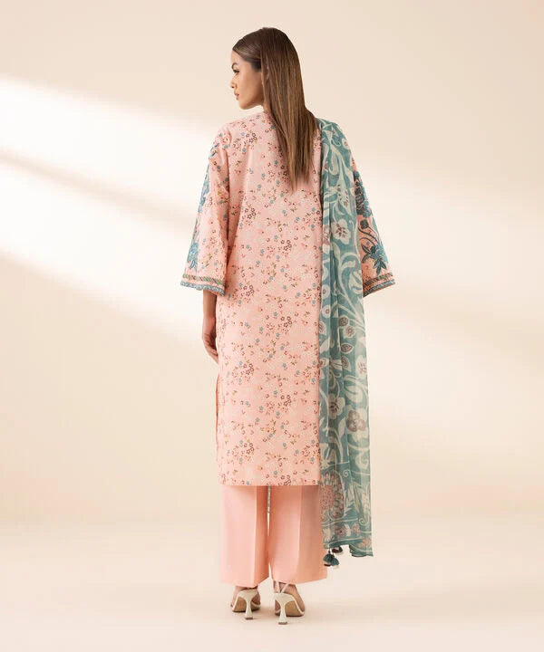 3 Piece - Embroidered Lawn Suit
