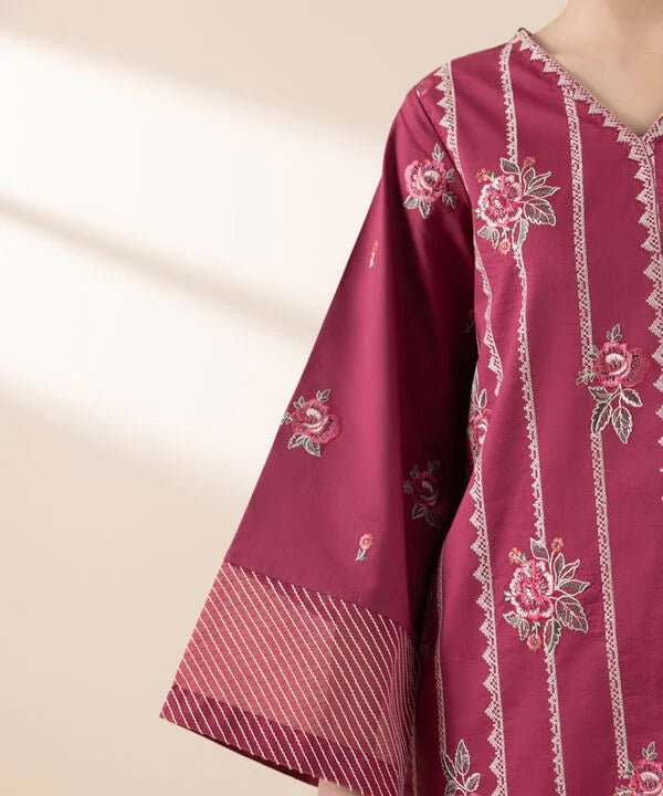 3 Piece - Embroidered Lawn Suit