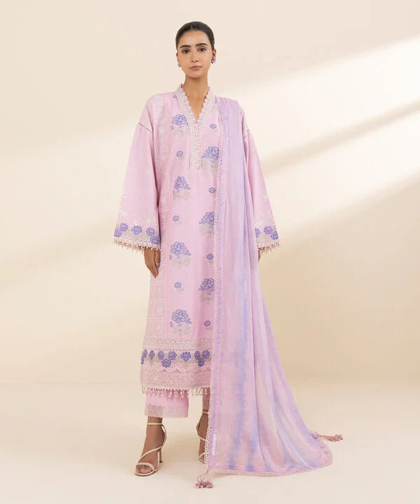 3 Piece - Embroidered Lawn Suit