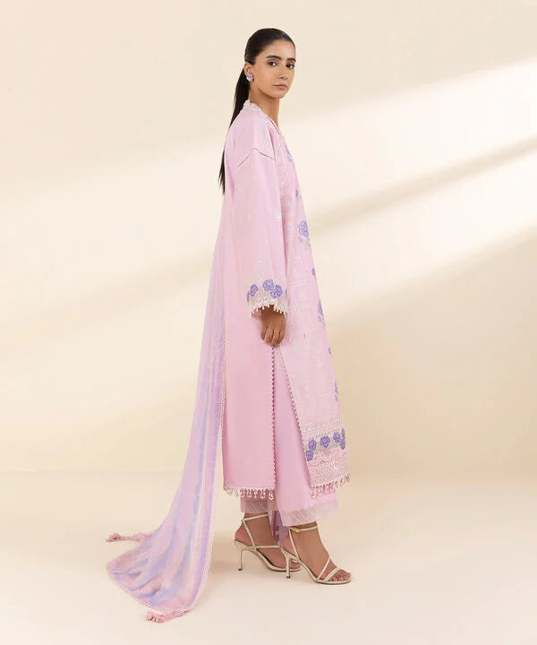 3 Piece - Embroidered Lawn Suit