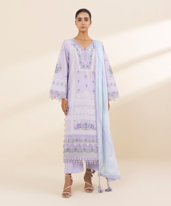 3 Piece - Embroidered Lawn Suit