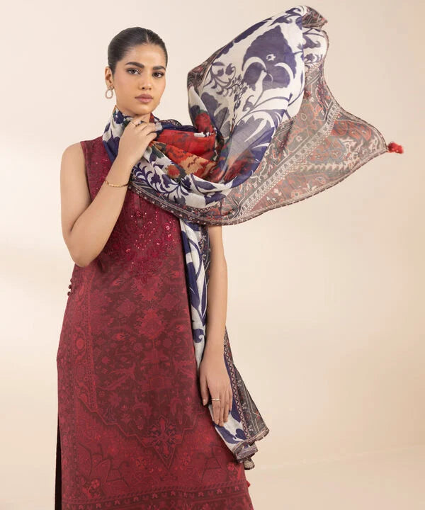 3 Piece - Embroidered Lawn Suit