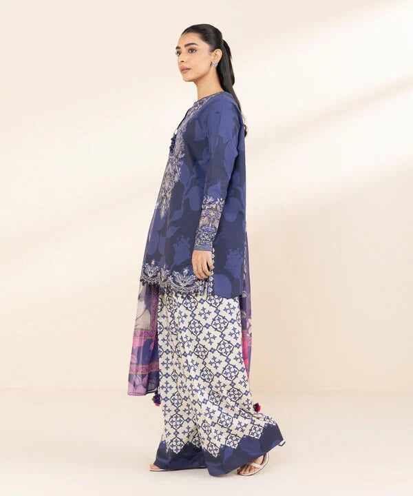 3 Piece - Embroidered Lawn Suit