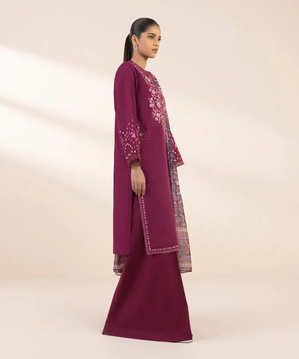 3 Piece - Embroidered Lawn Suit