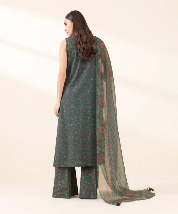 3 Piece - Embroidered Lawn Suit