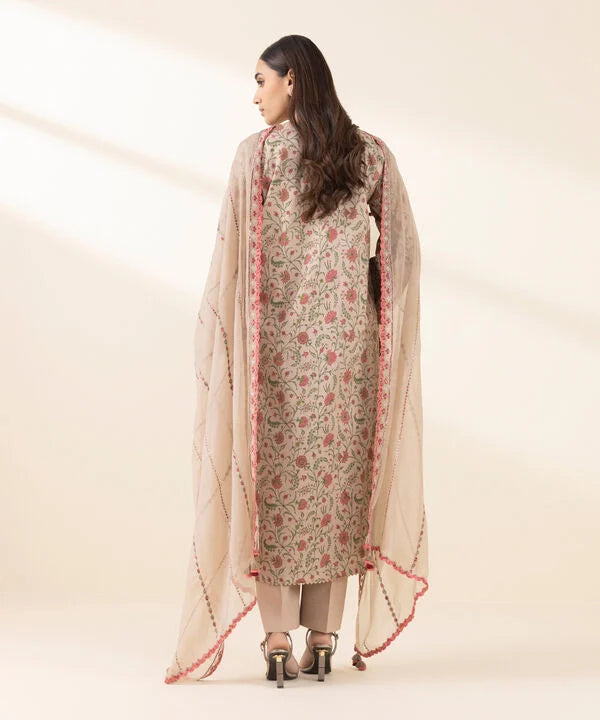 3 Piece - Embroidered Lawn Suit