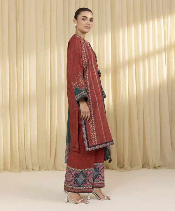3 Piece - Embroidered Lawn Suit