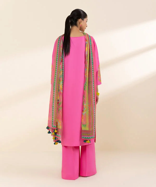 3 Piece - Embroidered Lawn Suit