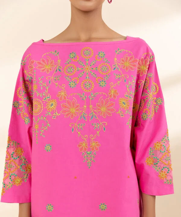 3 Piece - Embroidered Lawn Suit