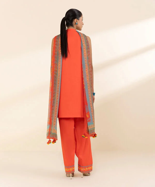 3 Piece - Embroidered Lawn Suit
