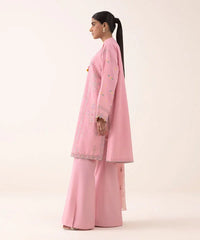 3 Piece - Embroidered Dobby Suit