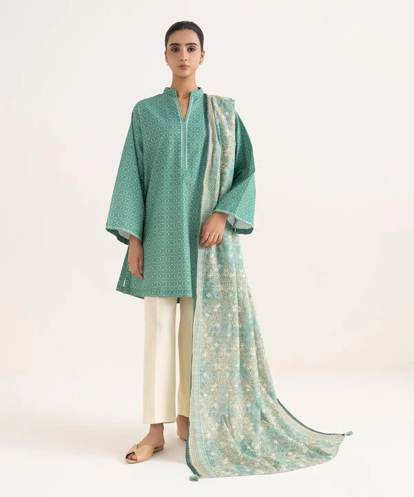 2 Piece - Printed Lawn Suit