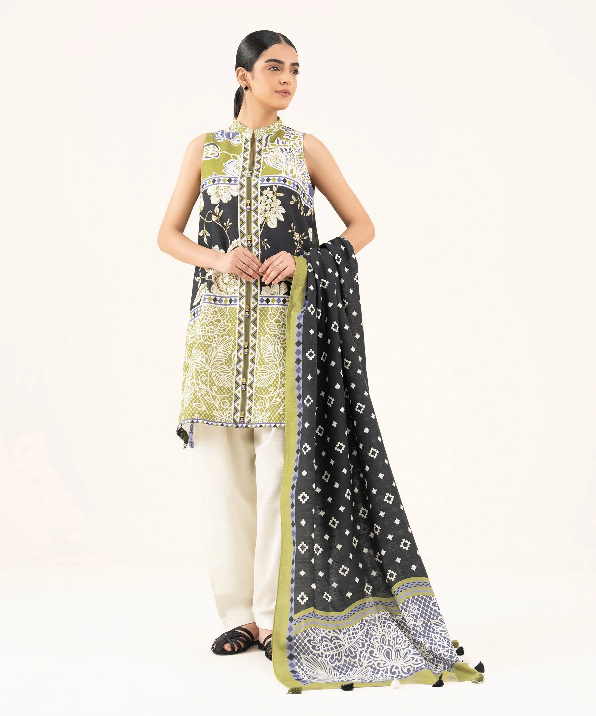 2 Piece - Printed Lawn Suit
