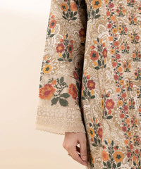 2 Piece - Embroidered Light Khaddar Suit