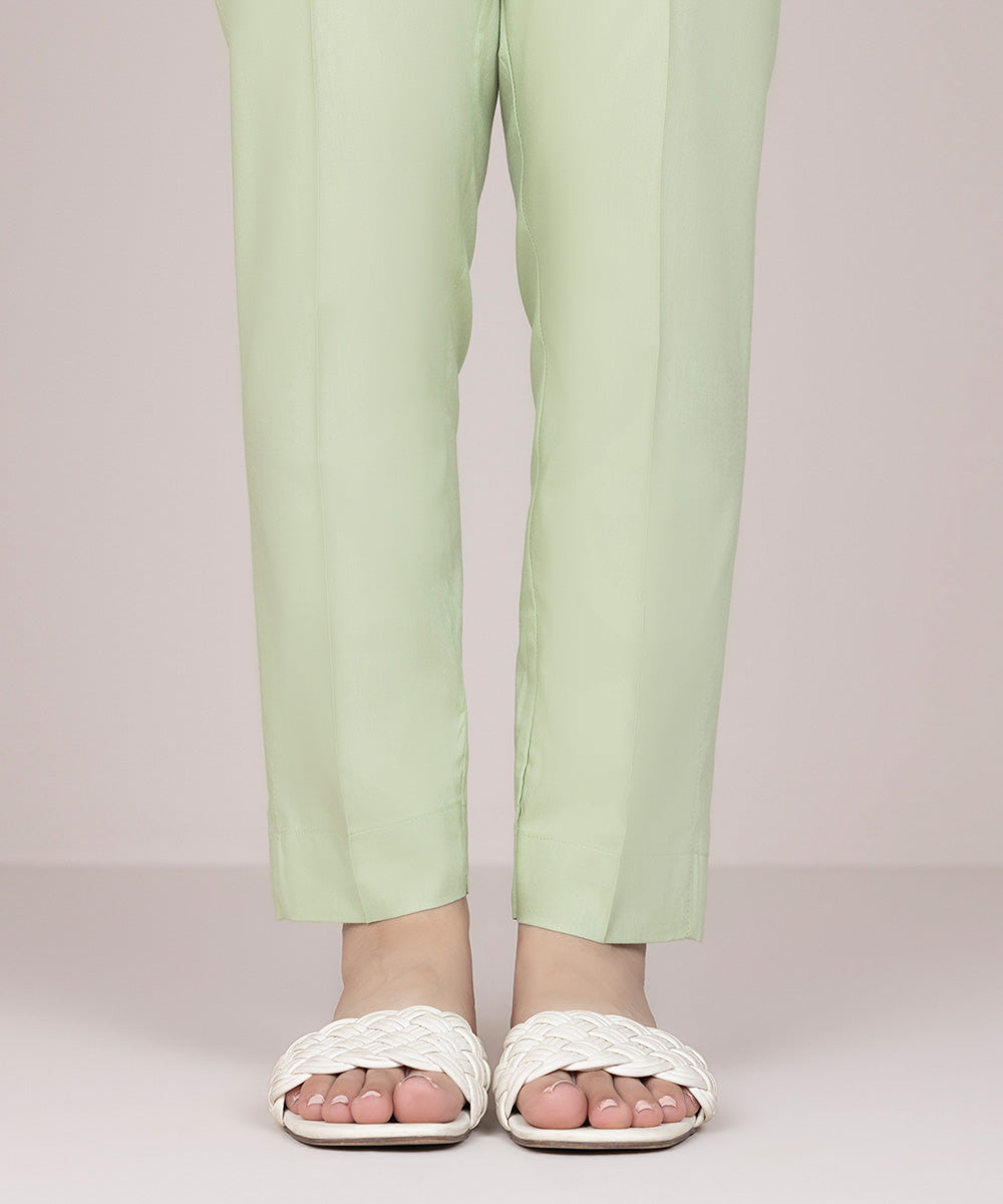 Cotton Viscose Cigarette Pants