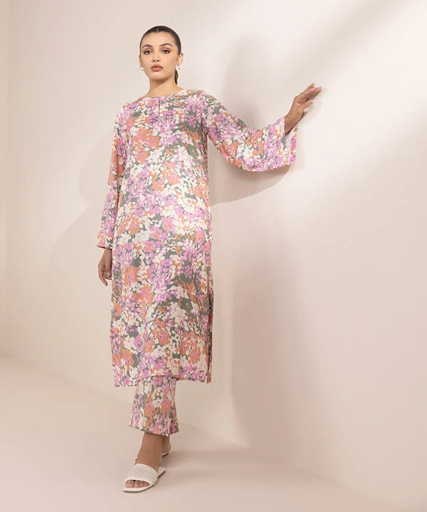 Printed Arabic Lawn Shirt