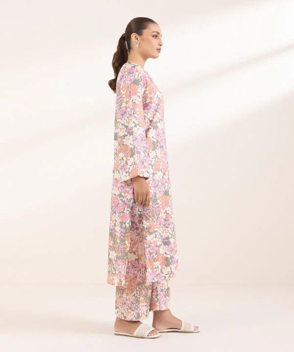 Printed Arabic Lawn Shirt