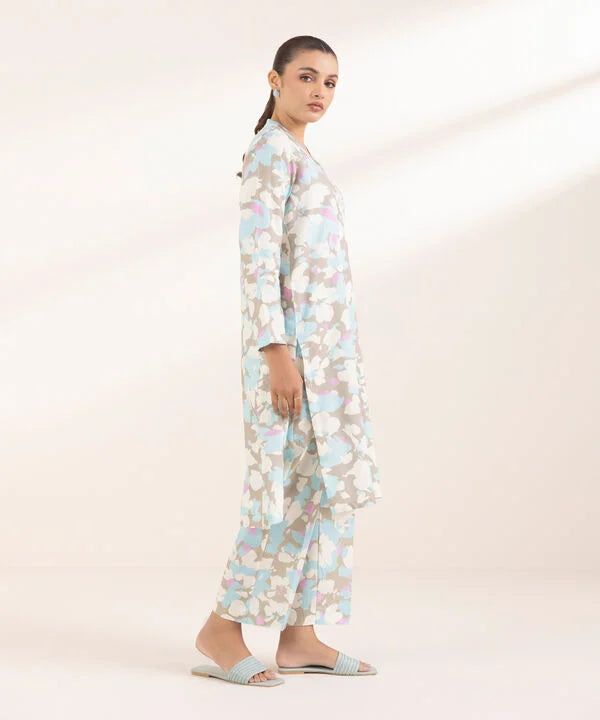 Printed Arabic Lawn Shirt