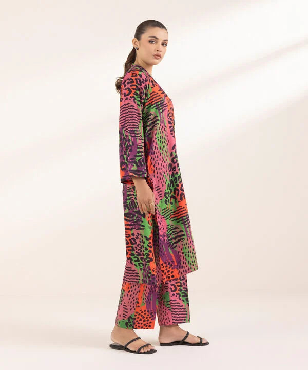 Printed Arabic Lawn Shirt